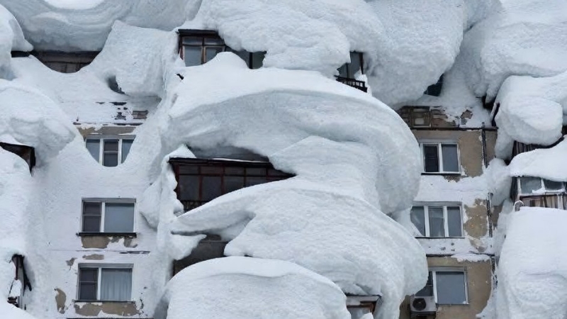 ИИ-ролики про снегопад на Камчатке