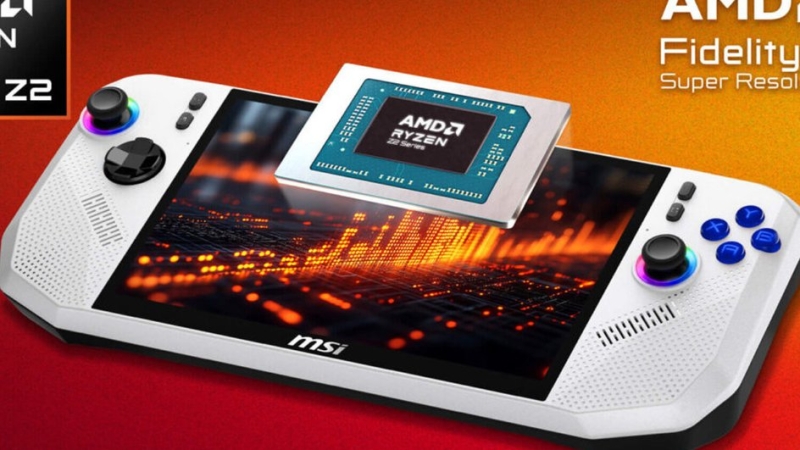 MSI Claw A8 с Ryzen Z2 Extreme