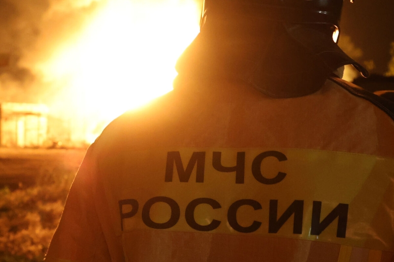 Пожары произошли в Ростовской области после атаки беспилотников