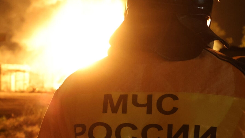 Пожары произошли в Ростовской области после атаки беспилотников