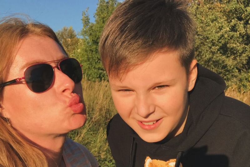 Шукшина впервые за несколько лет показала своего сына