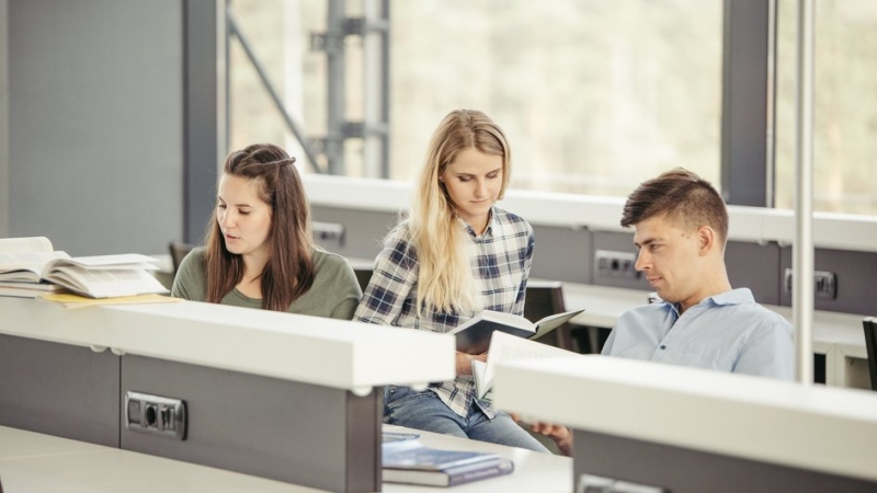 студенты в университете