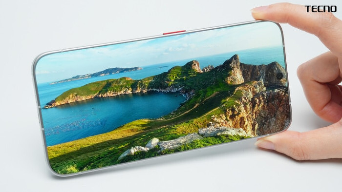 Tecno представил концепт-смартфон нового поколения с безрамочным экраном