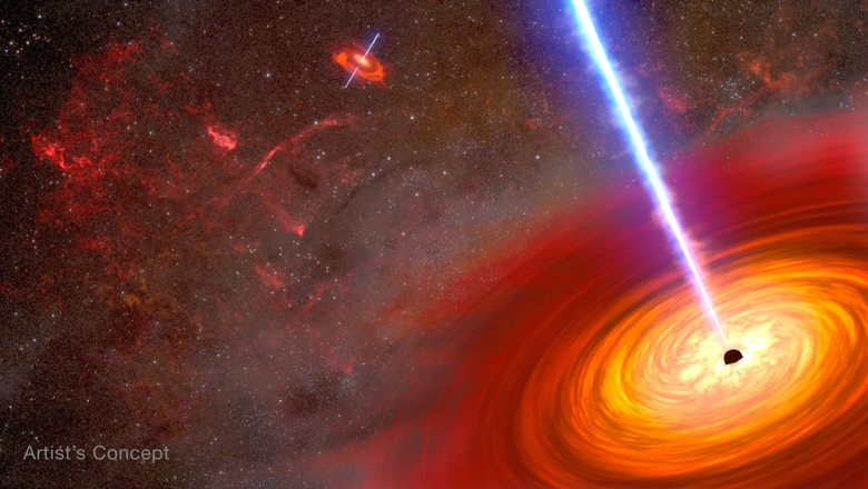 Телескопы NASA нашли ближайшую к Земле пару сверхмассивных черных дыр