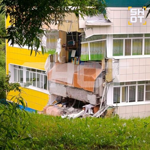 В Петропавловске-Камчатском во время землетрясения пострадал детский сад